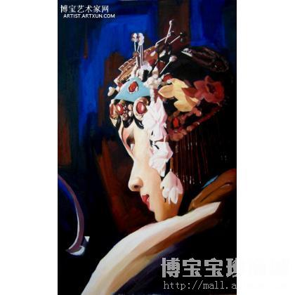 王凌云《京剧油画 妆系列》 类别: 人物油画J