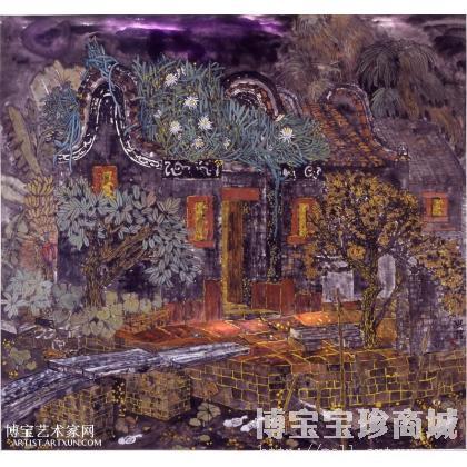 夜曲 莫恩强作品　国画收藏 类别: 国画山水作品